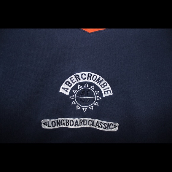 Vintage Abercrombie & Fitch V-Neck Sweatshirt - Picture 3 of 10